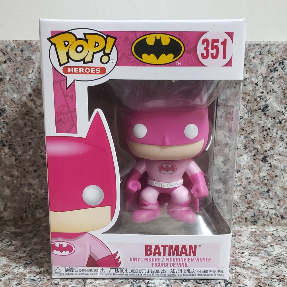 Funko Pop Batman Breast Cancer Awareness Edition